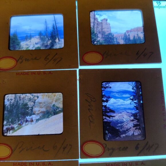 Vtg Utah Parks Slide Lot Grand Canyon, Bryce Canyon, Mines SLC Kodachrome Lot - Picture 9 of 10